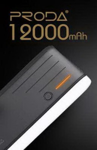   Power Bank Proda Time PPL-19 12000mAh Black 6