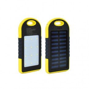   Solar Led 2USB 6000 mAh Black-Yellow