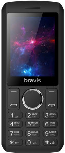   Bravis C242 Slim Dual Sim Black