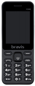   Bravis C246 Fruit Dual Sim Black