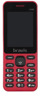   Bravis C246 Fruit Dual Sim Red