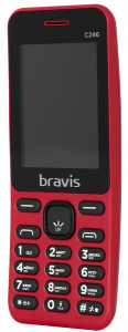   Bravis C246 Fruit Dual Sim Red 3