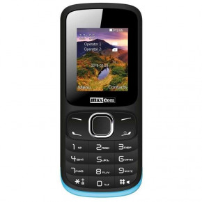   Maxcom MM128 Dual Sim Black-Blue (5908235973746)