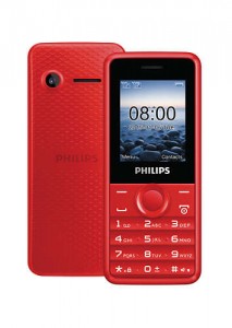   Philips Xenium E103 Red 3