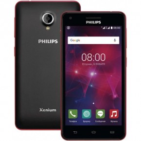 C Philips Xenium V377 Dual Sim Black-Red 7