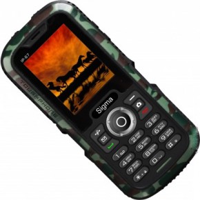  Sigma X-treme IP 67 Dual Sim Khaki
