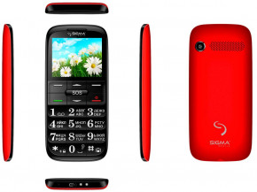   Sigma mobile Comfort 50 Slim Black-Red 3