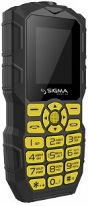   Sigma mobile X-treme IO68 Bobber black-yellow 3