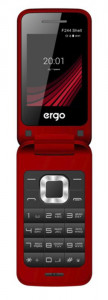   Ergo F244 Shell Dual Sim Red