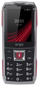   Ergo F246 Shield Dual Sim black/red