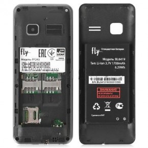   Fly FF243 Dual Sim Black 7