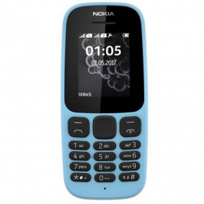   Nokia 105 Dual Sim New Blue (A00028317)