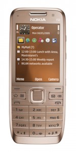 Nokia E52 Golden Aluminium