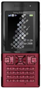 Sony Ericsson T700 Black on Red