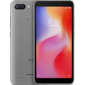  Xiaomi Redmi 6 3/32GB Grey *CN 5