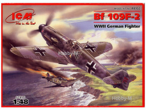  ICM   Messerschmitt Bf-109 F2 (ICM48102)