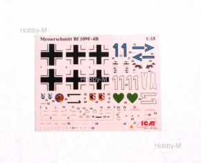  ICM   Messerschmitt Bf 109F-4/B (ICM48104)  6