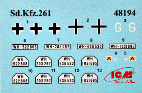  ICM    Sd.Kfz.261 II  (ICM48194)  9
