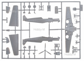  ICM   Messerschmitt Bf-109 E4 (ICM72132)  3