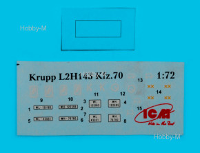  ICM    Krupp L2H143 Kfz70 (ICM72451) 4