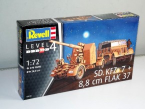   Revell 4-    Sd.Kfz.7 + 8.8 cm Flak 37 1937-1938  1:72 Rev (3210)