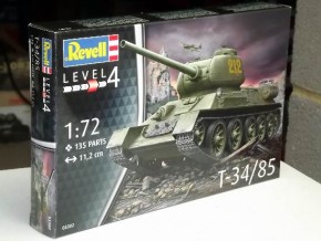   Revell 4-     T-34/85 1:72 12+ (3302) 3