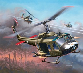   Revell   Bell UH-1H Gunship 1:100 (4983) 4