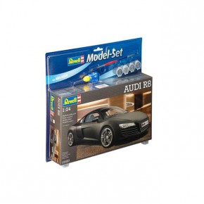   Revell 4-  Model Set  Audi R8 1:24 10+ (67057) 3