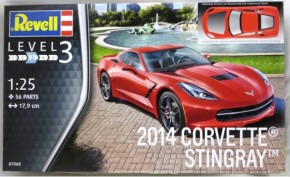   Revell 3-   2014 Corvette Stingray C7 1:25 10+ (7060)