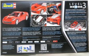   Revell 3-   2014 Corvette Stingray C7 1:25 10+ (7060) 3