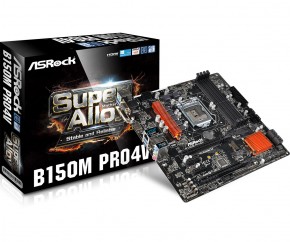   ASRock B150M PRO4V (1151/B150, 4xDDR4,6xSATA)