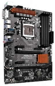   ASRock s1151 B150 4 DDR4 2PCIex16 USB3.1(A+C) ATX B150 Pro4/3.1 6