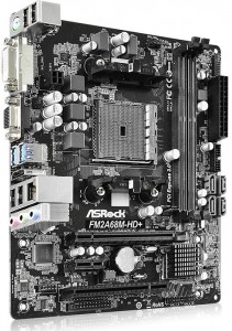   ASRock s-FM2+ AMD A68H FM2A68M-HD+ 4