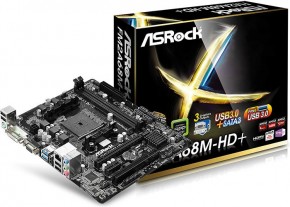   ASRock s-FM2+ AMD A68H FM2A68M-HD+ 6