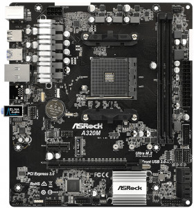   ASRock sAM4 A320 2xDDR4 mATX (A320M)