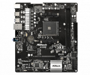   ASRock AM4 A320 2DD R4 M.2 mATX A320M (A320M)