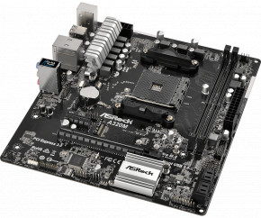   ASRock AM4 A320 2DD R4 M.2 mATX A320M (A320M) 3