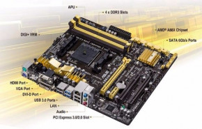   Asus A88X-PLUS/USB 3.1 FM2+ AMD A88X 5