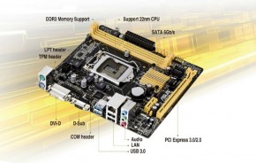   Asus H81M-P Plus (90MB0L70-M0EAY0) 5