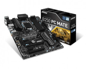   MSI B250 PC MATE (s1151, Intel B250, PCI-Ex16)