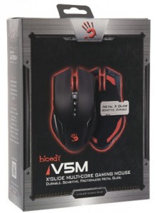   A4Tech V5M Metal Bloody Black USB 4