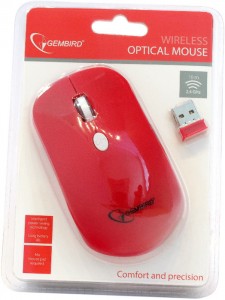  Gembird MUSW-102-R wireless red 6