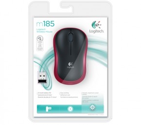  Logitech M185 WL Red (910-002240) 4