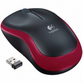  Logitech Wireless M185 Red (910-002237) 3