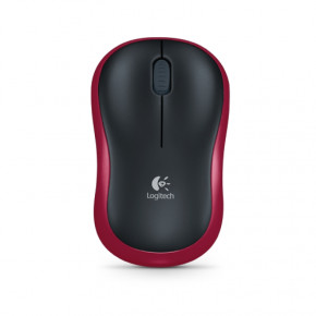  Logitech Wireless M185 Red (910-002237)