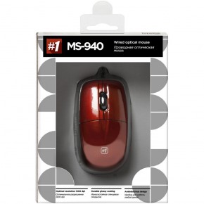  Defender Optimum MS-940 Red (52941) USB 5