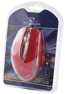   Esperanza Titanum Mouse TM111R Red 3