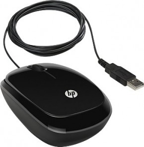   HP X1200 Wired Black Mouse (H6E99AA)