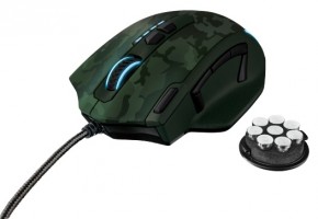  Trust GXT 155C Gaming Mouse Green camouflage 3