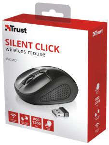  Trust Primo Silent Wireless Mouse Black (23033) 7